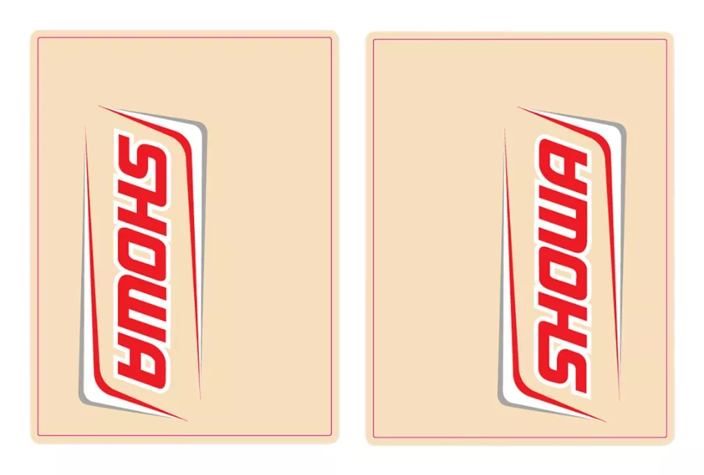 FLU Designs Upper Fork Decals