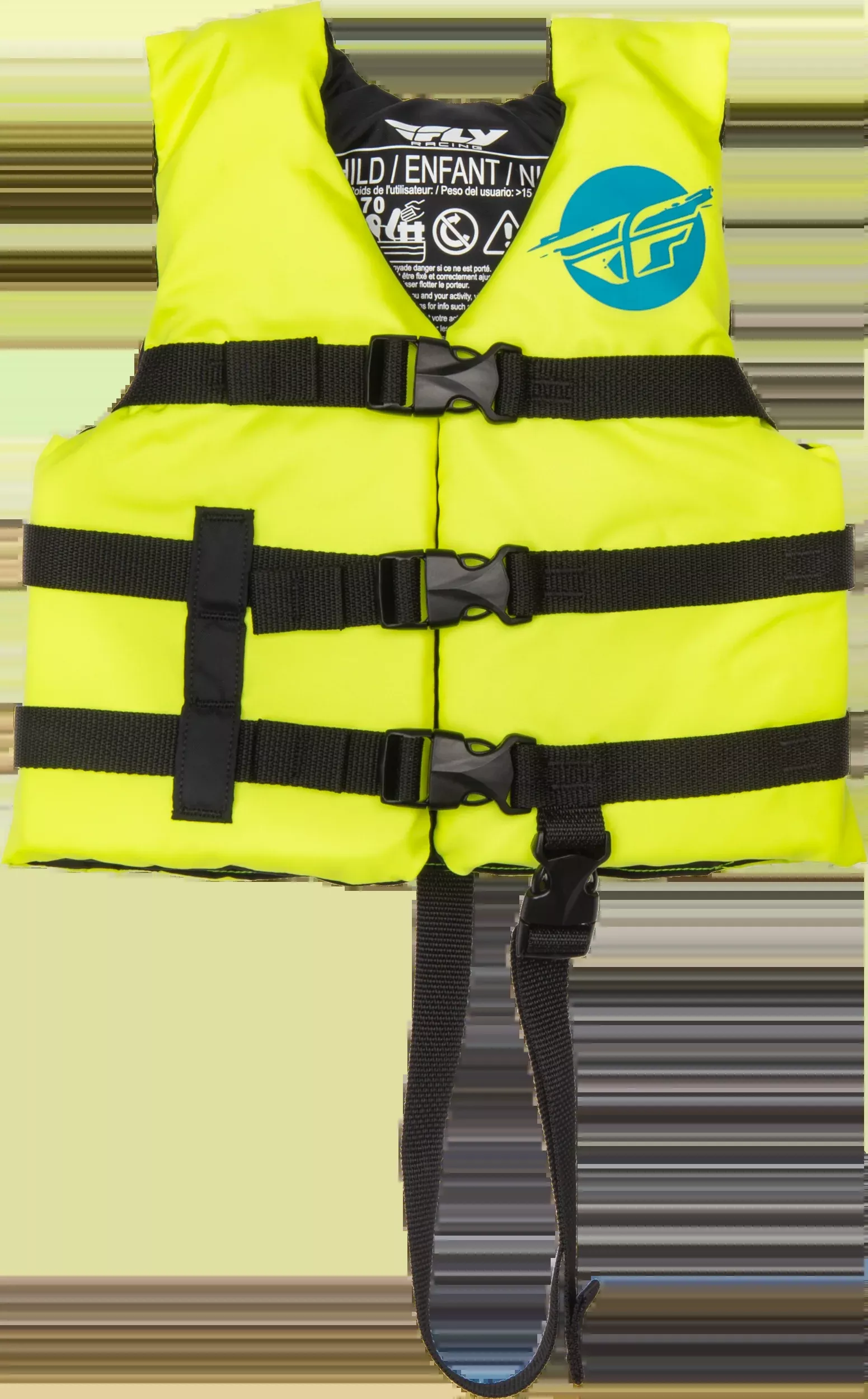 Fly Racing Child Flotation Vest Hi-Vis/Blue 221-30321