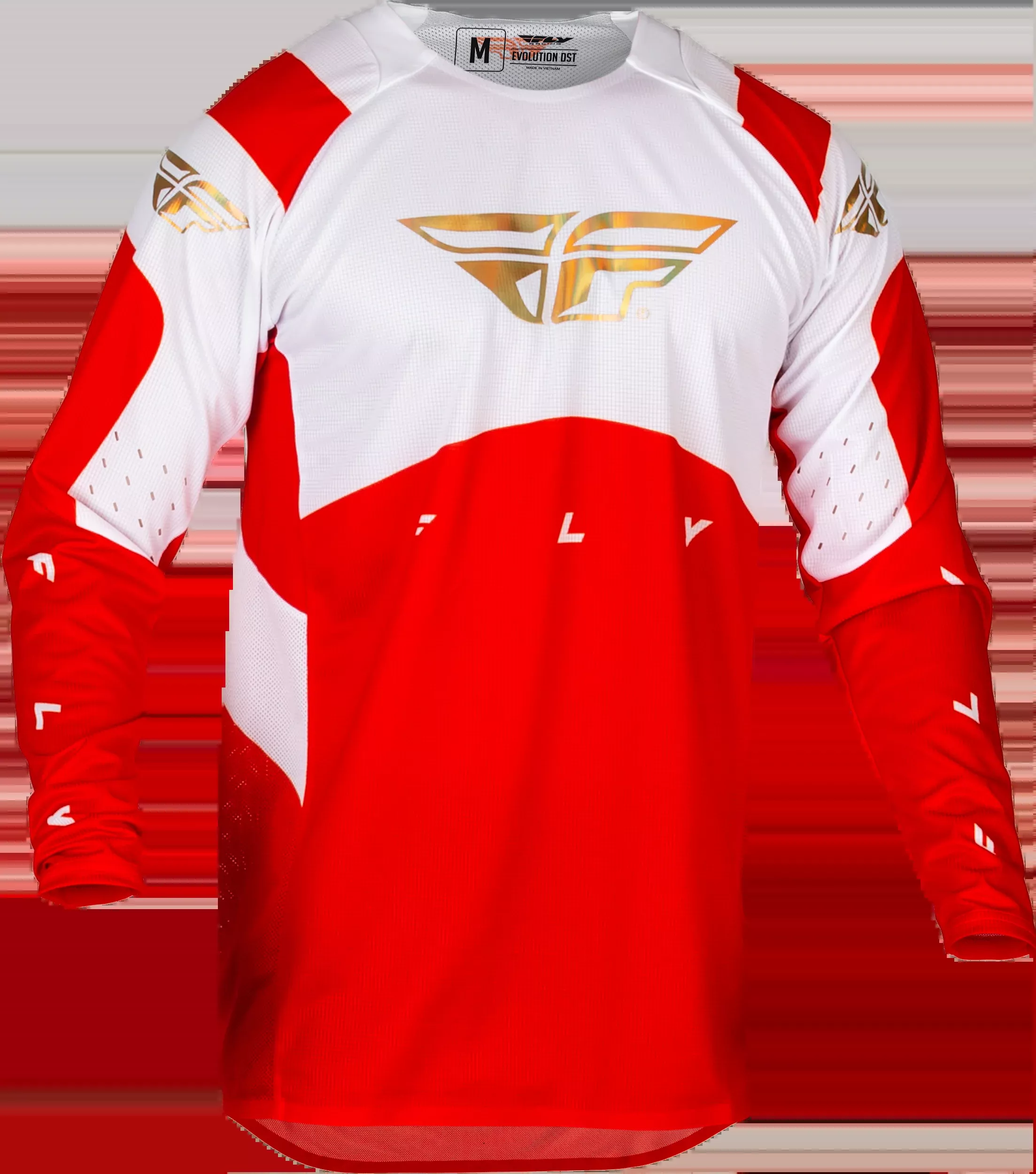 Fly Racing Evolution Dst Le Podium Jersey Red/Wht/Red Iridium Lg 377-125L