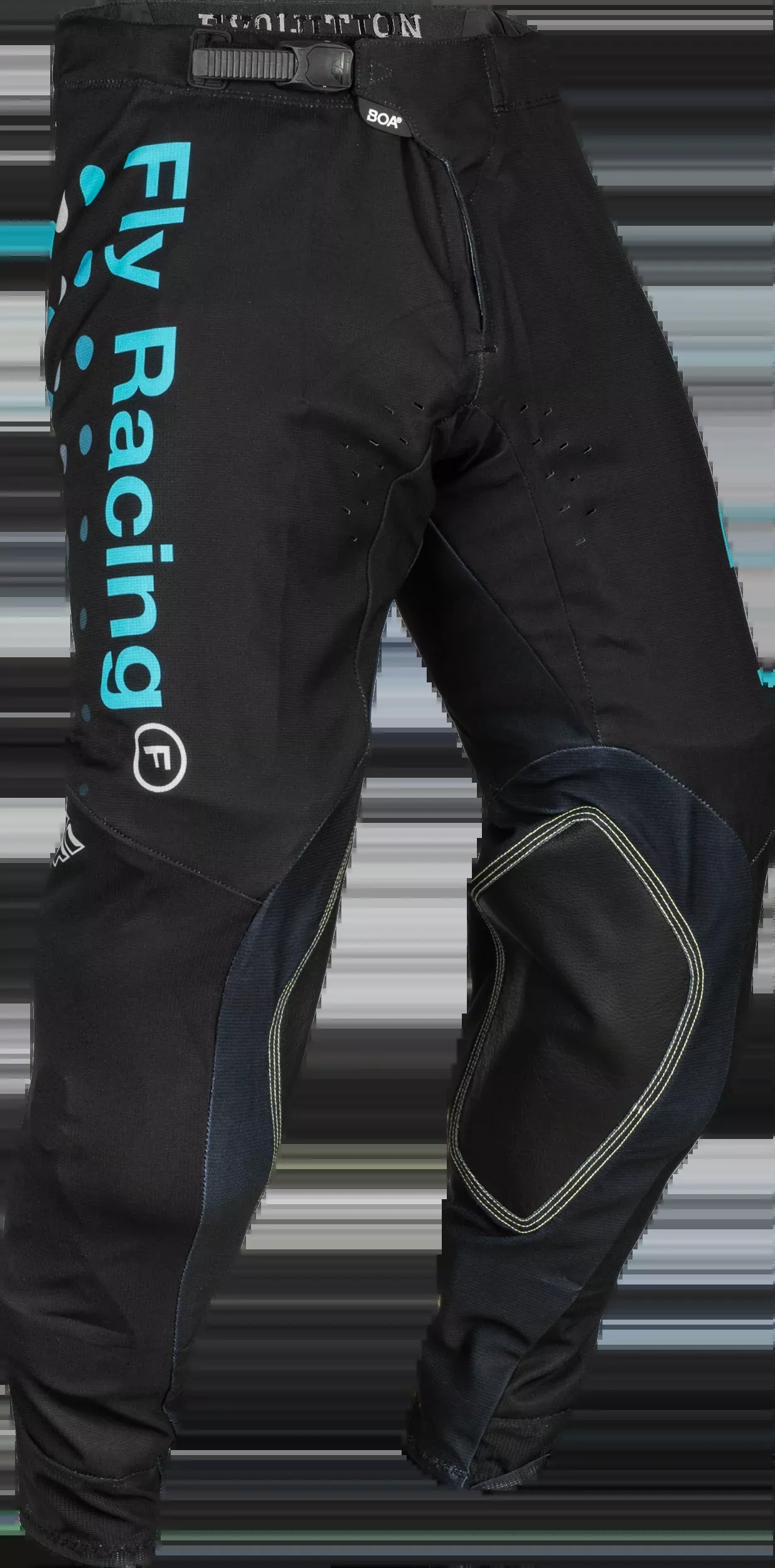 Fly Racing Evolution Dst Se Strobe Pants Blk/Electric Blue Sz 28 377-13428