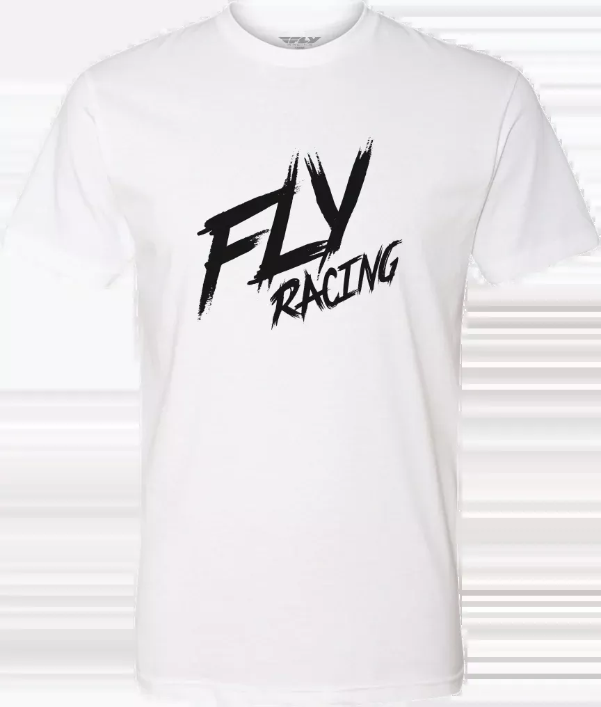 Fly Racing Fly Brawl Tee White 2x 352-00242X