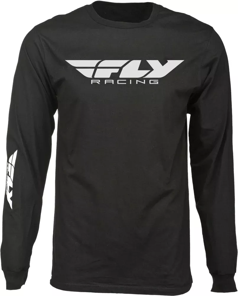Fly Racing Fly Corporate Long Sleeve Tee Black Sm 352-4140S