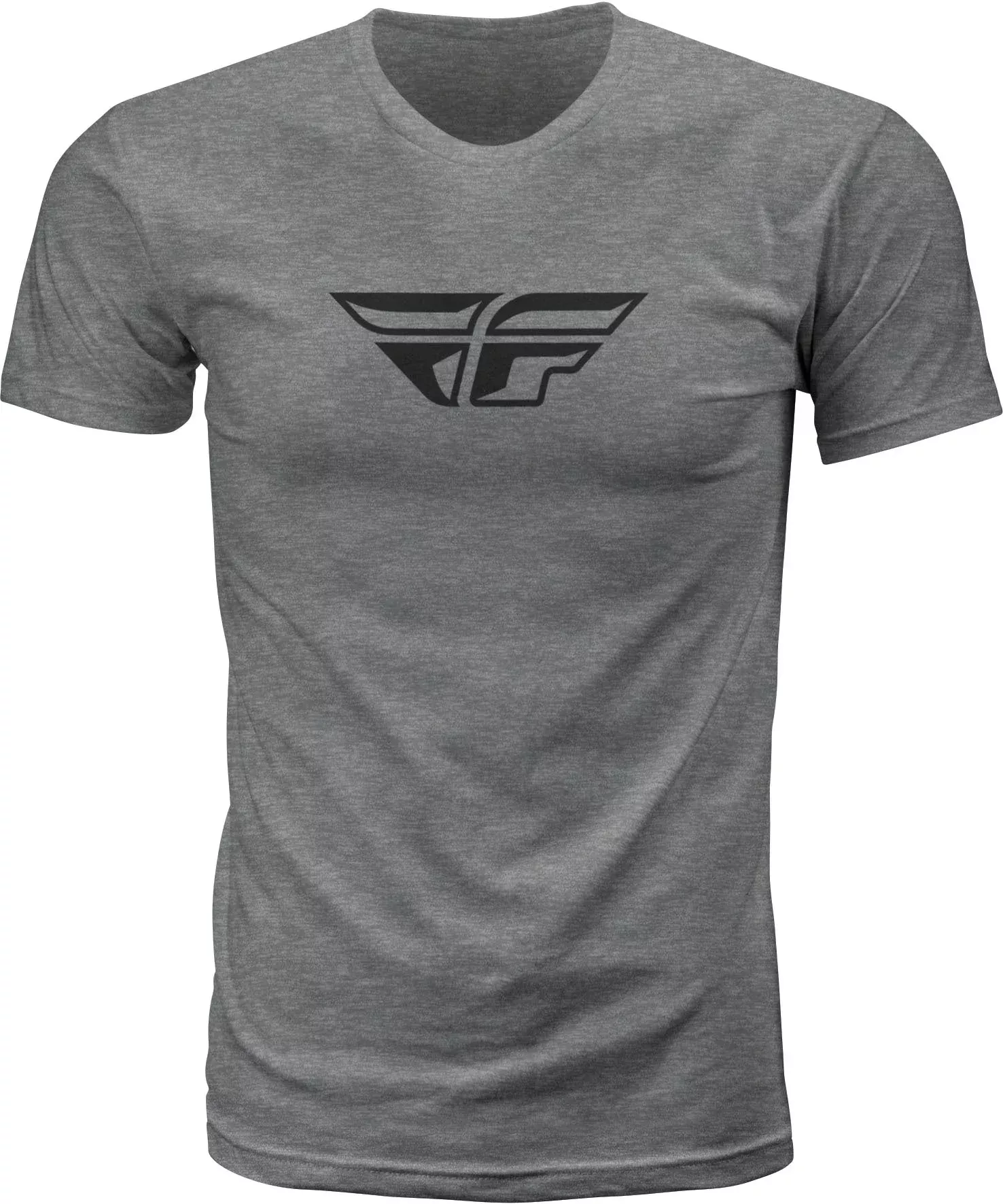 Fly Racing Fly F-Wing Tee Dark Grey Heather Sm 352-0619S