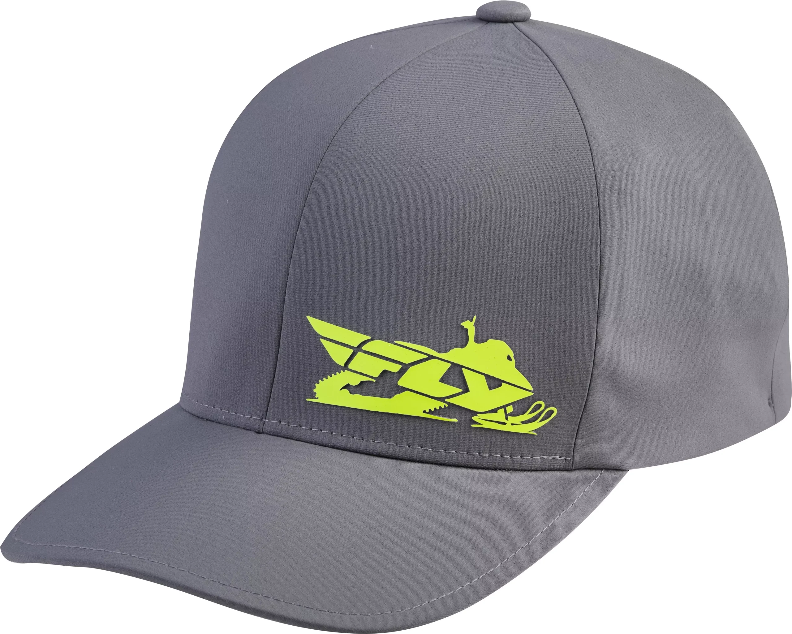 Fly Racing Fly Primary Hat Grey/Hi-Vis Lg/Xl 351-0372L