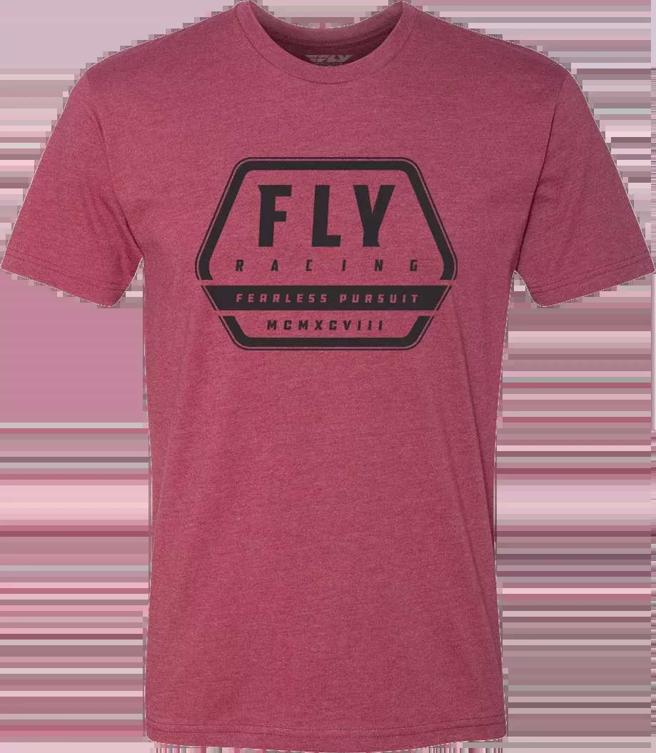 Fly Racing Fly Track Tee Red Lg 352-0042L