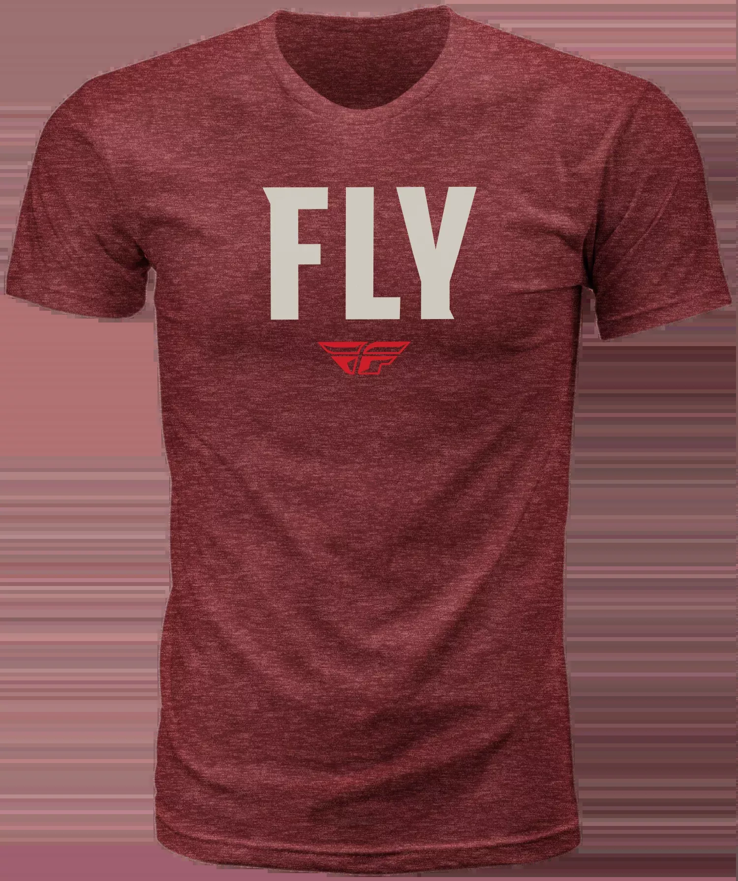 Fly Racing Fly Wfh Tee Red Heather Md 352-0152M