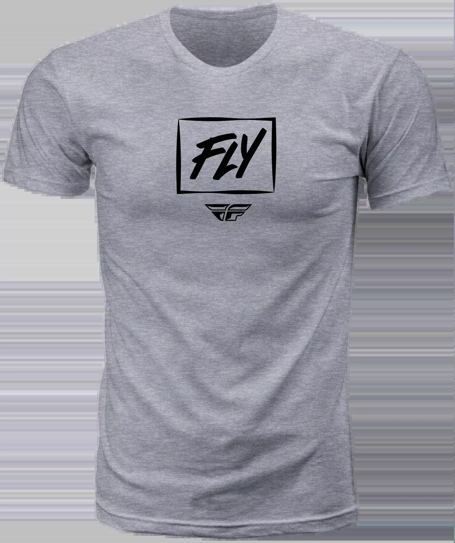 Fly Racing Fly Zoom Tee Grey Xl 352-0146X