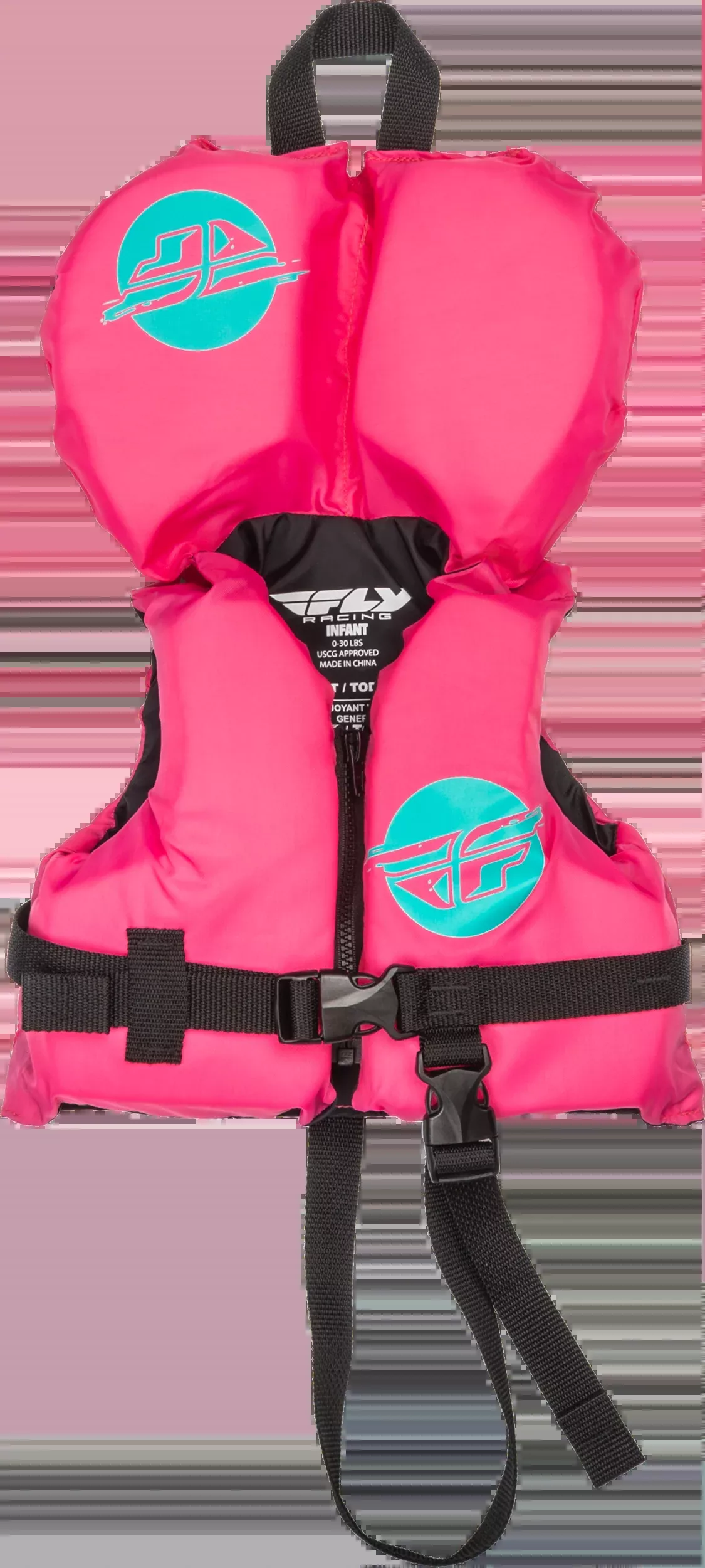 Fly Racing Infant Flotation Vest Neon Pink/Teal 221-30313