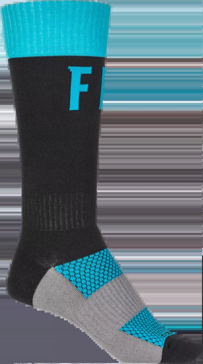 Fly Racing Mx Pro Socks Blue/Black Sm/Md 350-0531S