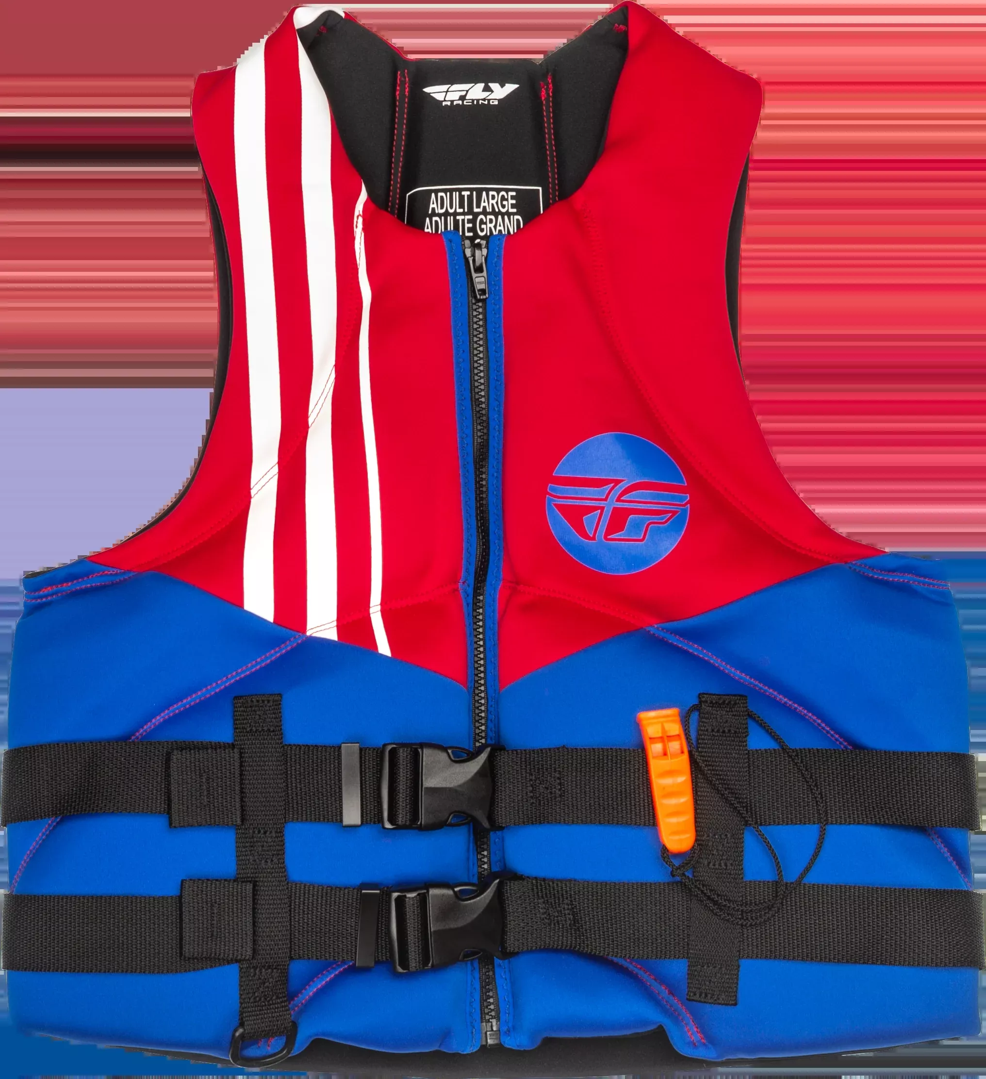 Fly Racing Neoprene Flotation Vest Red/White/Blue Sm 221-30402S