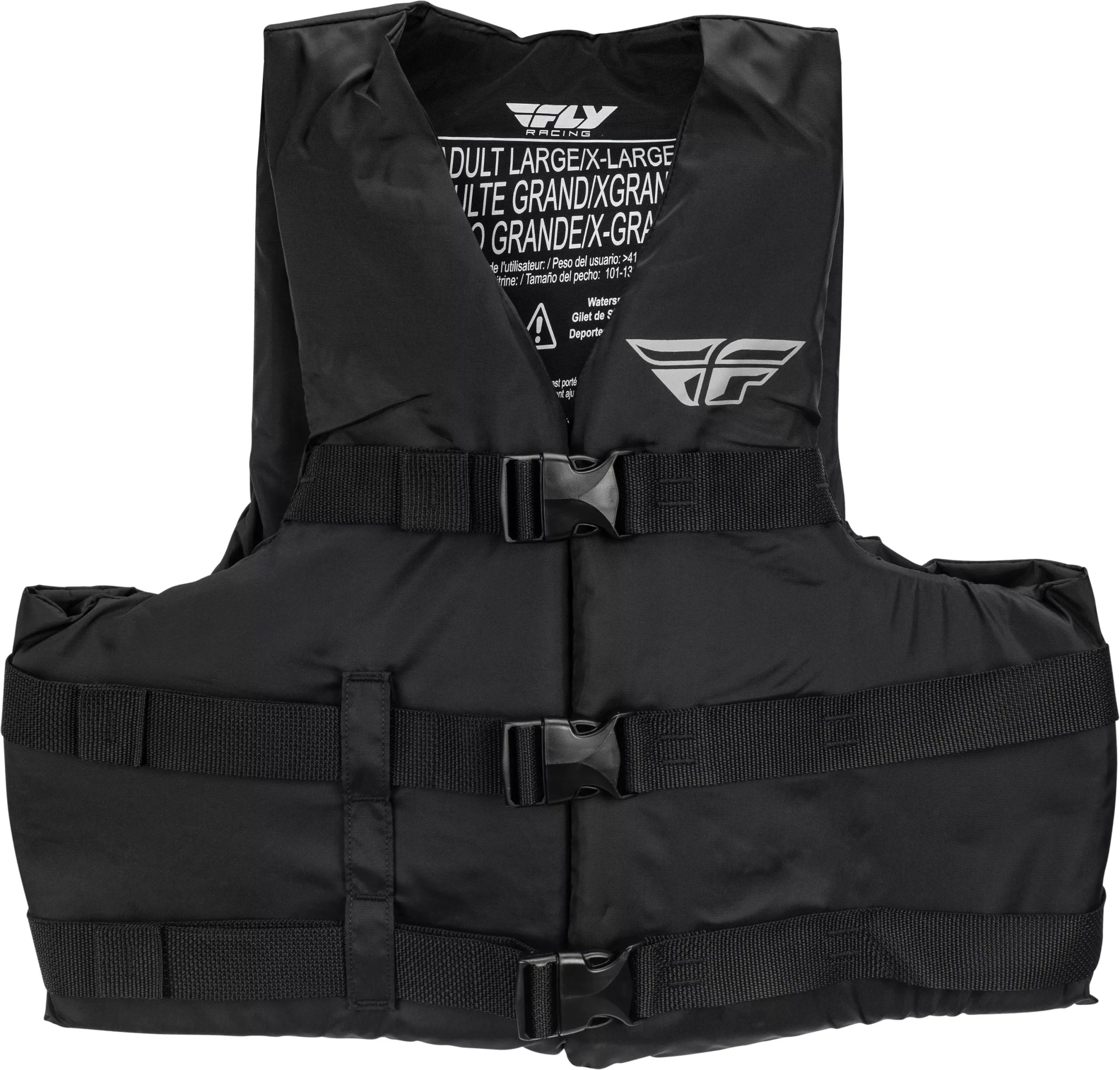Fly Racing Nylon Vest Black Lg/Xl 221-29106