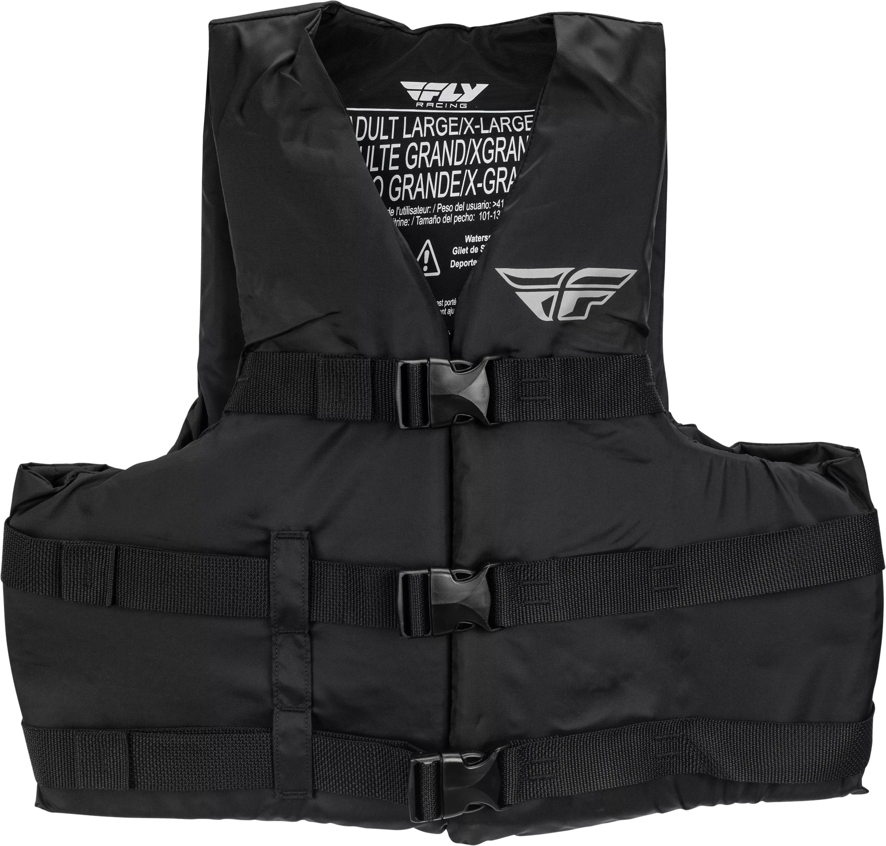 Fly Racing Nylon Vest Black Lg/Xl 221-29106