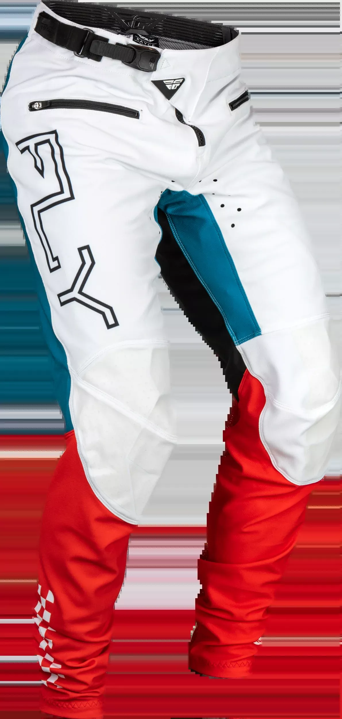 Fly Racing Rayce Bicycle Pants Red/White/Blue Sz 36 377-06436