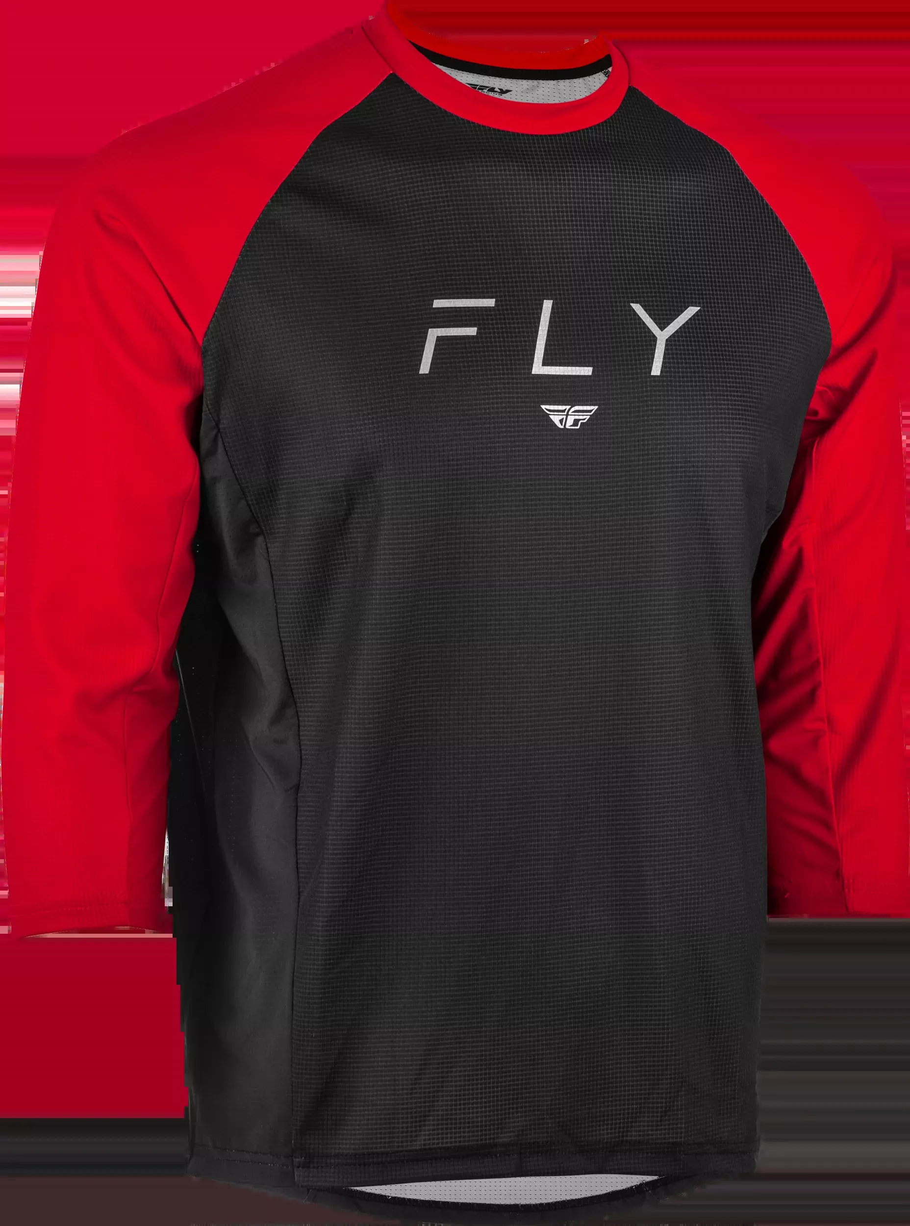 Fly Racing Ripa 3/4 Sleeve Jersey Black/Red Xl 352-8131X