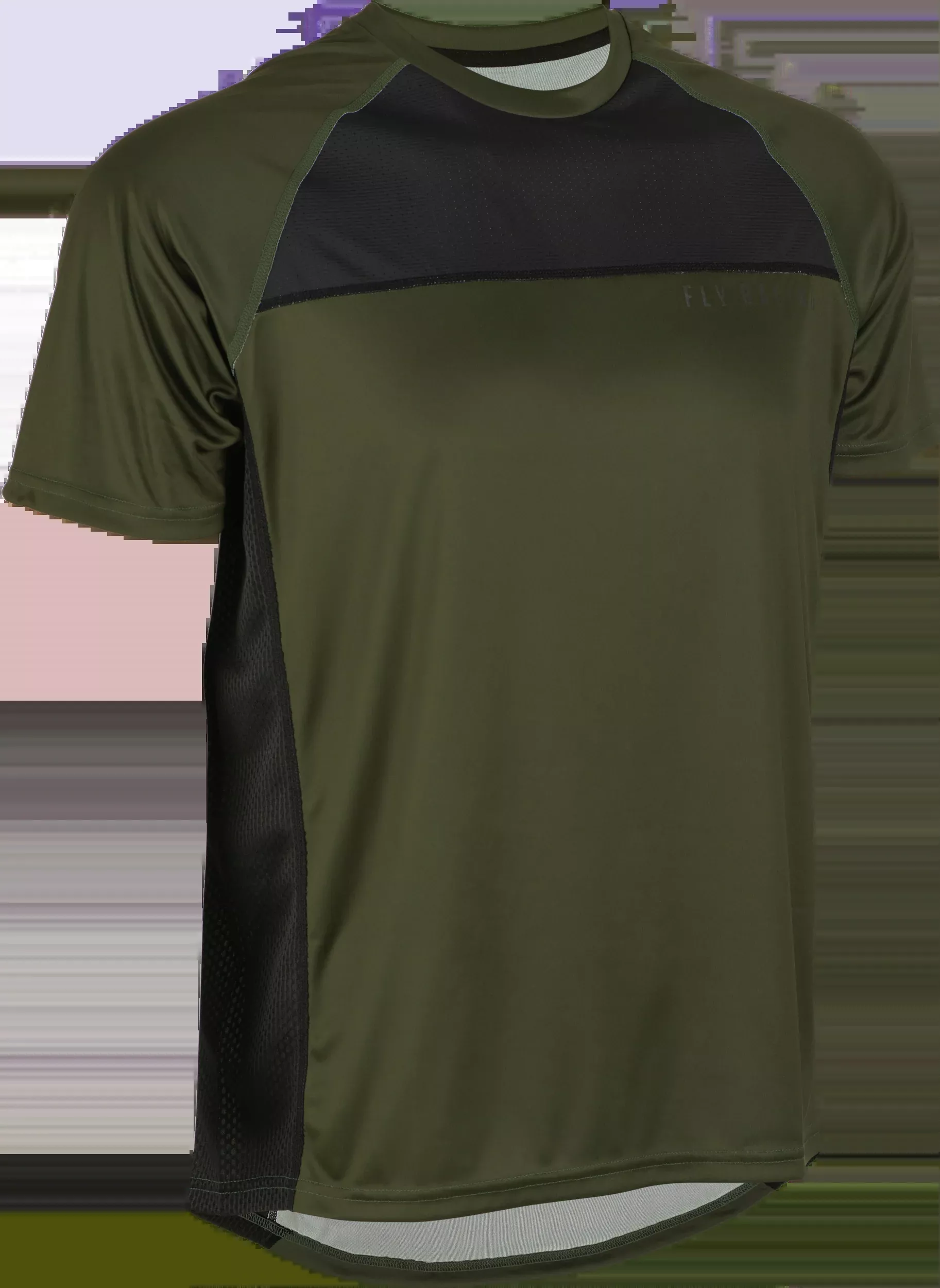 Fly Racing Super D Jersey Dark Forest Heather Lg 352-8105L