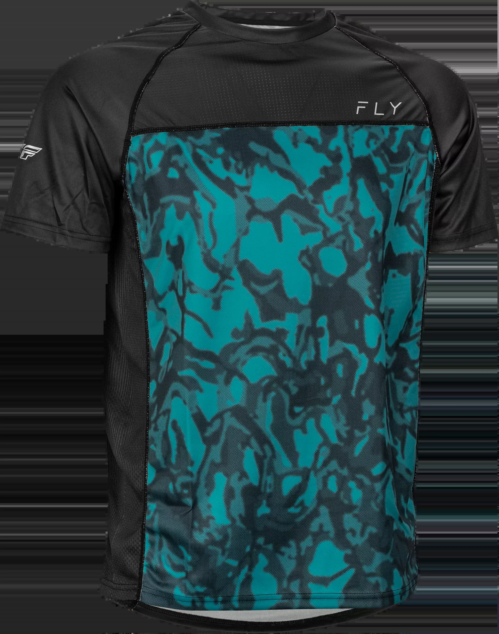 Fly Racing Super D Jersey Evergreen Camo/Black Md 352-8141M