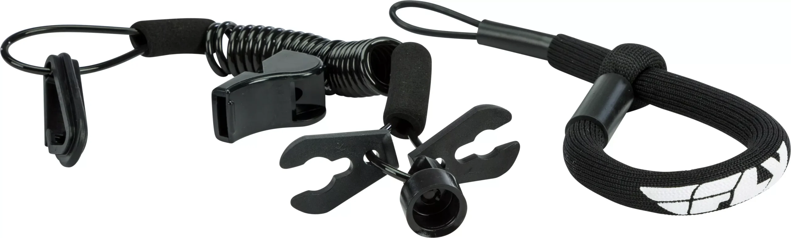 Fly Racing Ultra Cord Floating Tethercord /Lanyard (Black) 13-0501
