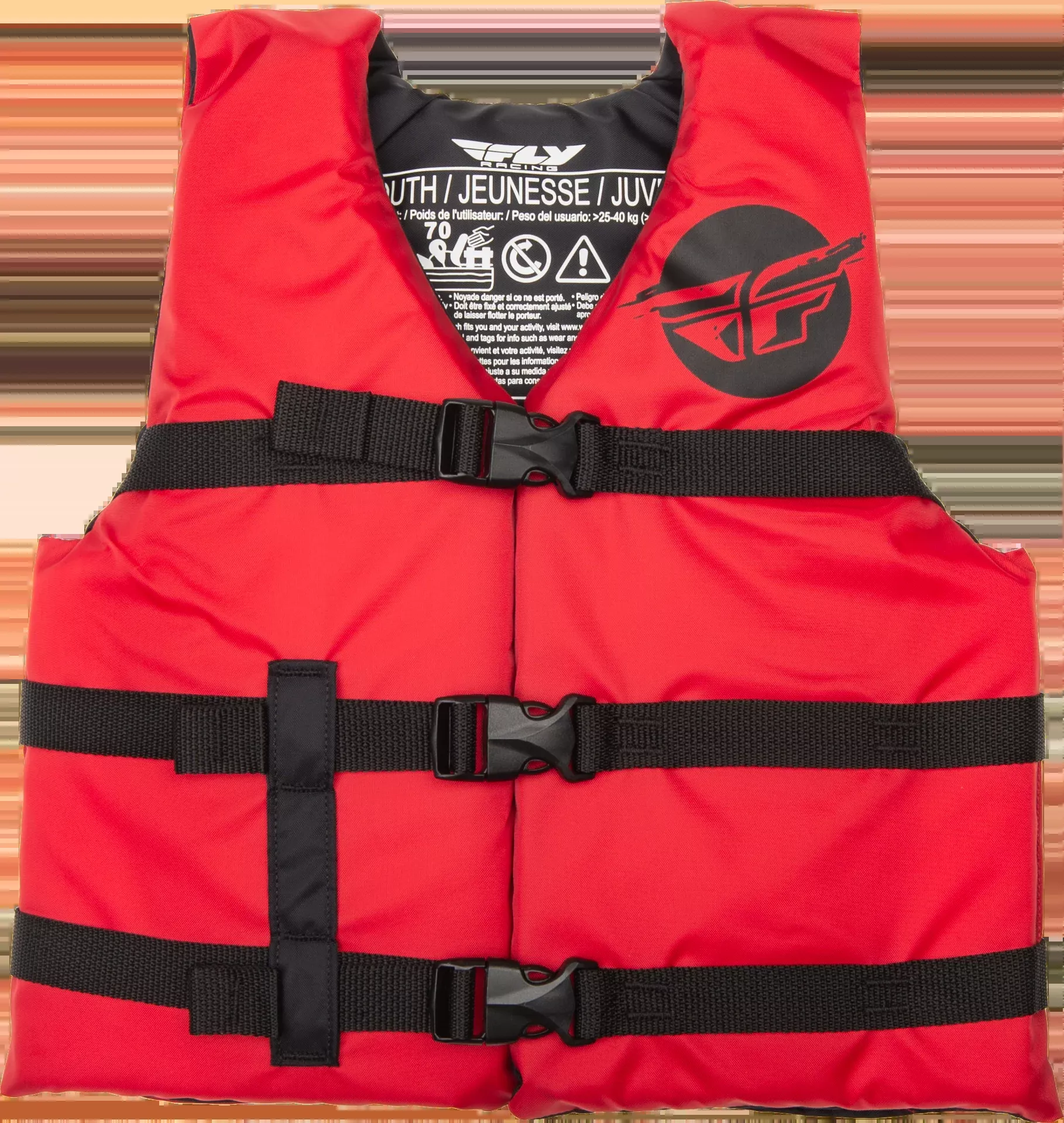 Fly Racing Youth Flotation Vest Red/Black 221-30332