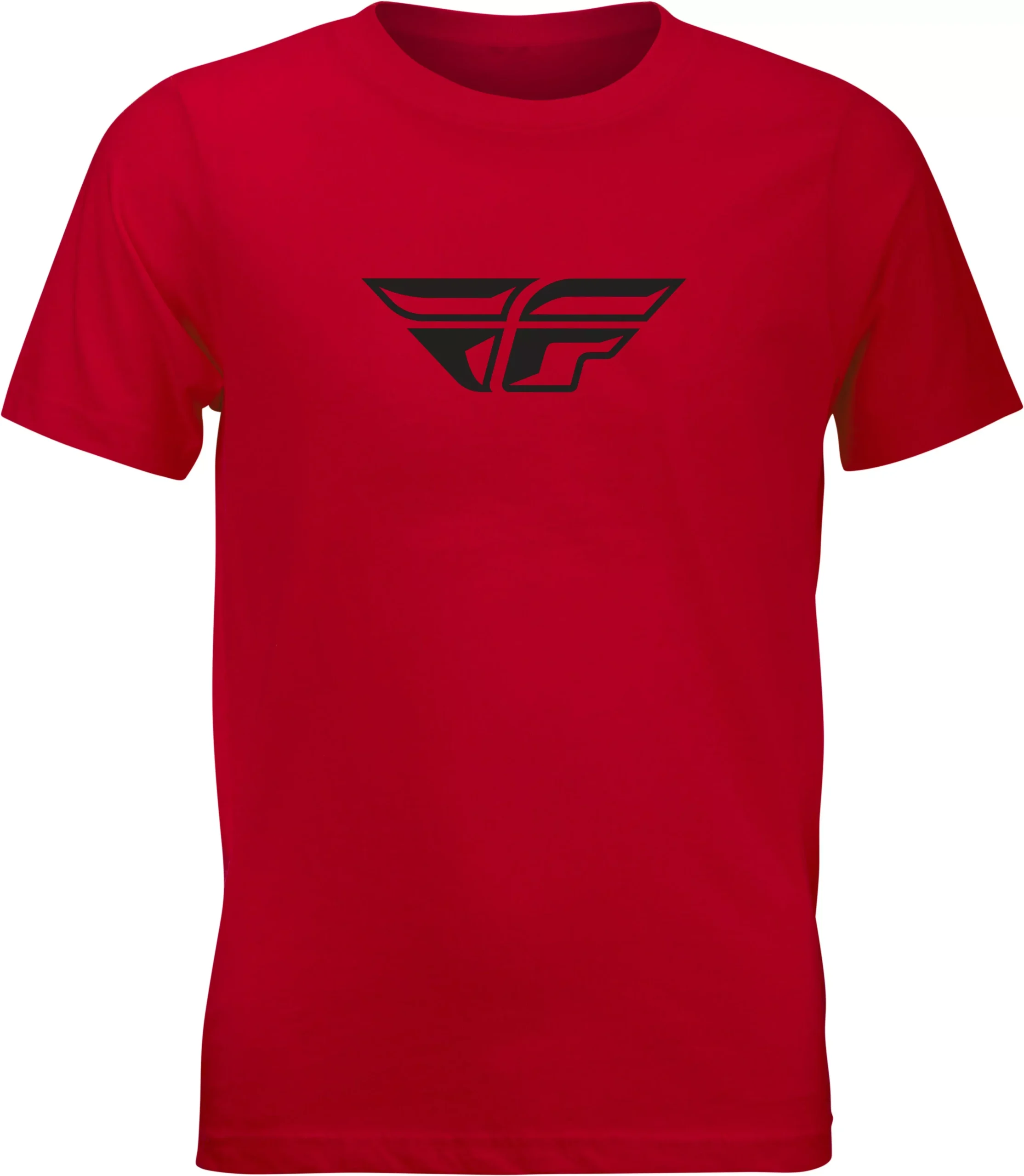 Fly Racing Youth Fly F-Wing Tee Red Ym 352-0668YM