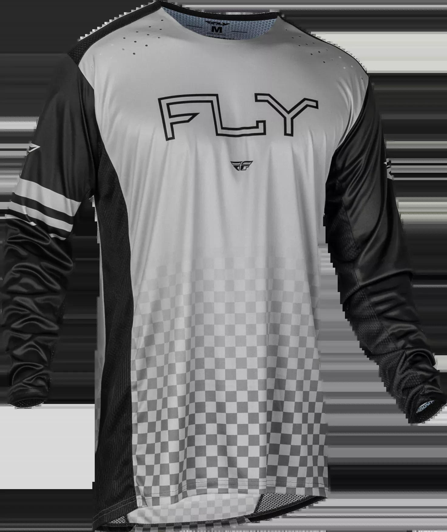 Fly Racing Youth Rayce Bicycle Jersey Black/Grey Ys 377-051YS