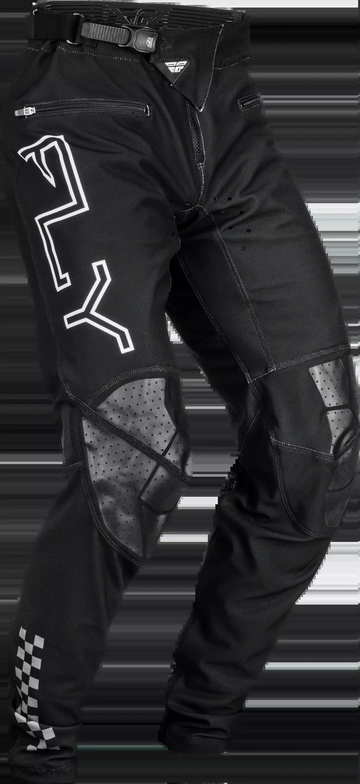 Fly Racing Youth Rayce Bicycle Pants Black Sz 18 377-06018