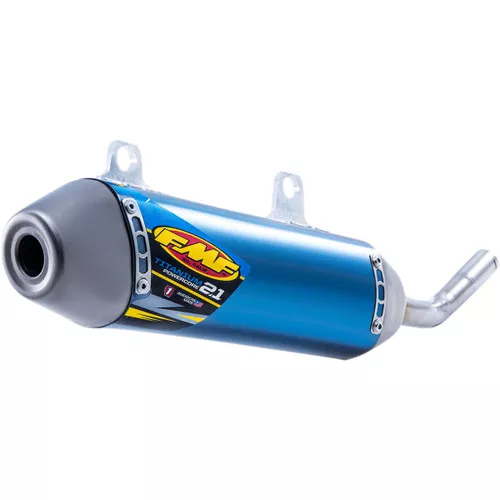 FMF Powercore 2.1 Extreme Blue Anodized Titanium Slip-On Silencer (025264)