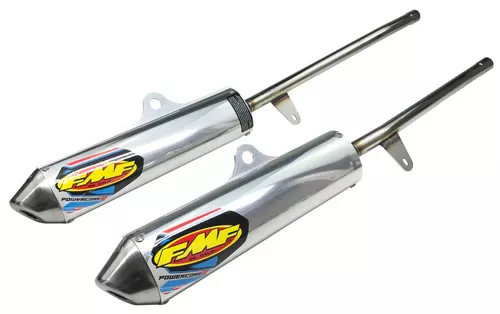 FMF Powercore-2 Dual Aluminum/Stainless Slip-On Silencers (020264)