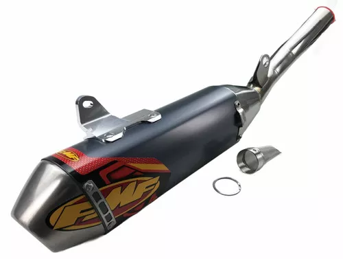 FMF Powercore 4 HEX Spark Arrestor Slip-On Muffler - WR250F/YZ250F/FX (044451)