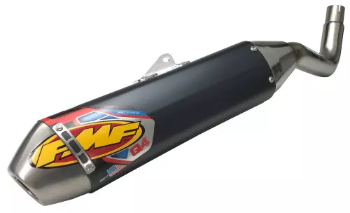 FMF Q4 Hex Spark Arrestor Aluminum/Stainless Slip-On Exhaust Muffler (044435)
