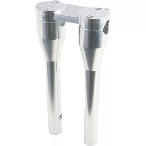 Forbidden Motorcycles 11" Risers w/ Gauge Mount Tabs for 1 1/8" Bars - Raw