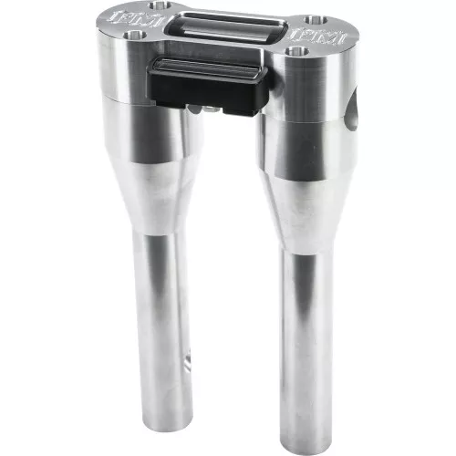 Forbidden Motorcycles 9" HUD Risers for 1-1/8" Bars on 2018-2019 Harley Street Bob - Raw