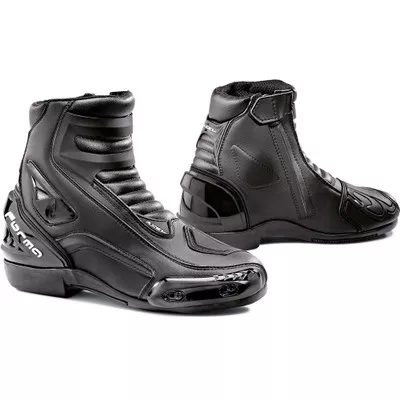 Forma Axel Short Motorcycle Boots [Black, 45 Euro]