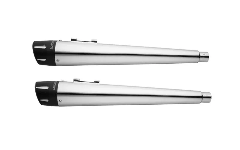 Freedom Performance 4.5 inch Combat Mufflersfor '95-16 FLHT/FLT -Chrome w/ Black Tips