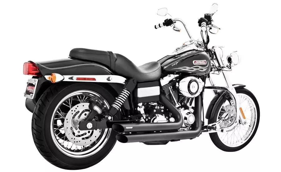 Freedom Performance Exhaust Amendment Slash Cut for Dyna '06-17 - Black