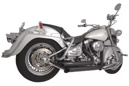 Freedom Performance Exhaust Declaration Turn Out for '86-17 Harley Davidson Softail Black