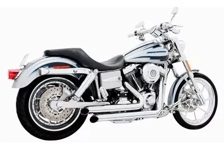 Freedom Performance Exhaust Declaration Turn Out for Dyna '06-17 - Chrome