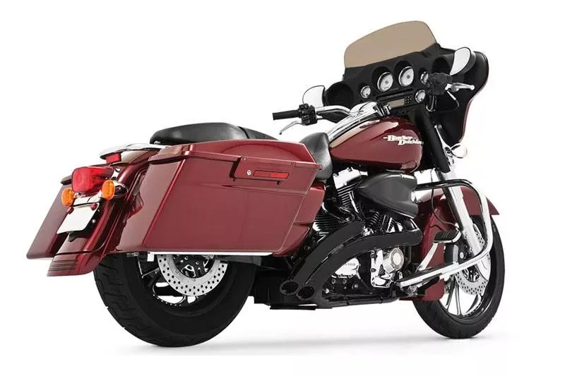 Freedom Performance Exhaust Radical Radius System for '95-16 FLH/FLT -Black
