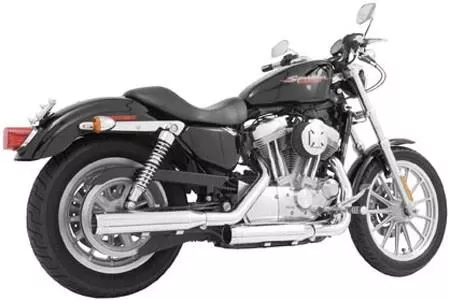 Freedom Performance Exhaust Signature Slip Ons for '04-13 XL Models -Chrome w/ Chrome Tip