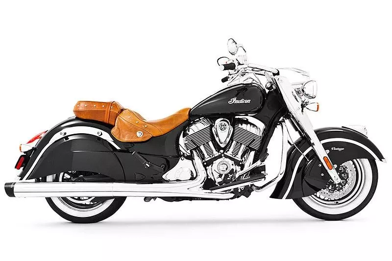 Freedom Performance Liberty 4 inch Slip-On Exhaust for '14-Up Indian Challenger, Chieftain, Roadmaster & Springfield - Chrome w/Black Tip