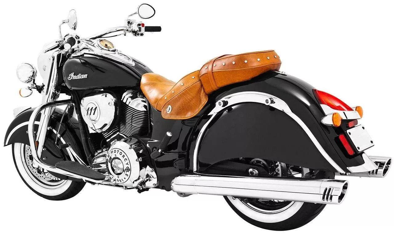 Freedom Performance Racing 4 inch Slip-On Exhaustfor '14-15 Vintage/ClassicChrome w/Chrome Tip