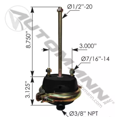 FRONT BRAKE POT 3 1/2"