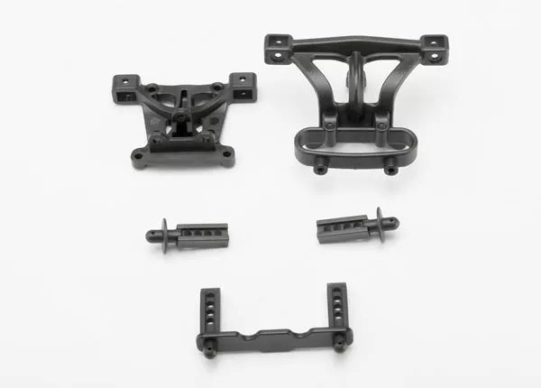 Front & Rear Body Mounts w/ Posts for Traxxas