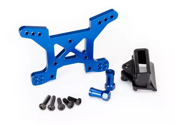 Front Shock Tower (Green, Red, or Blue) w/ Body Mount Bracket
