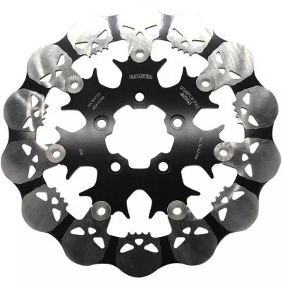 Galfer DF681FRH Skull Rear Brake Rotor Floating Harley Softail Dyna XL 2000-Up