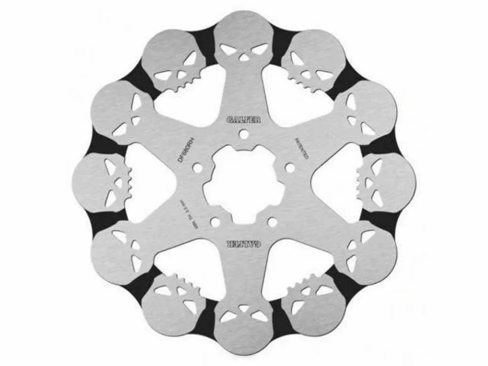 Galfer DF835RH 11.8" Skull Front Brake Disc Rotor Harley Motorcycles 08-17