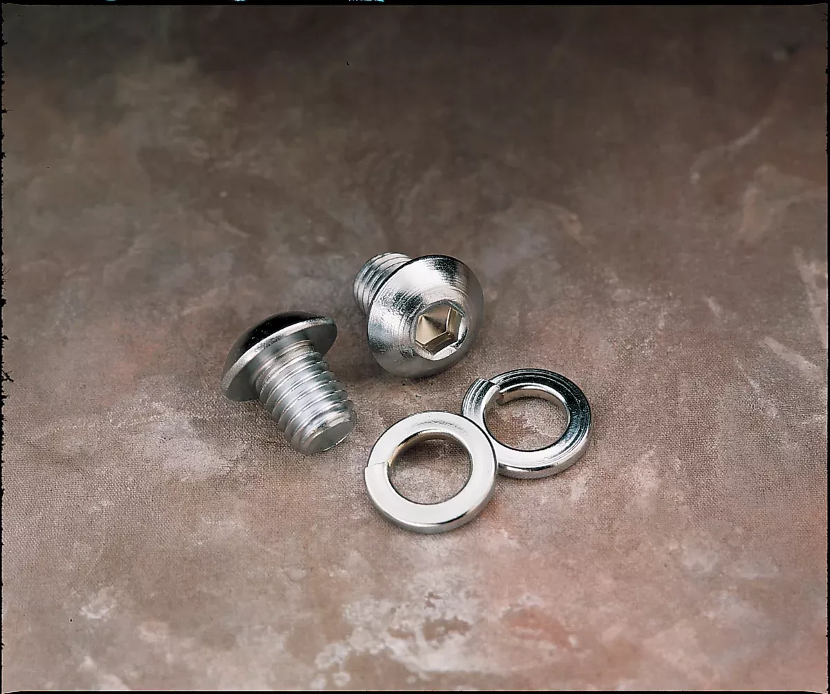 Gardner Westcott Chrome Rear Seat Bolt for 86-07 Harley Softail FLSTN FLSTC FXST