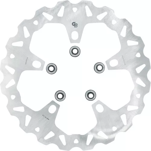 GBrakes Oversized 12.5" Wave Front Brake Rotor for Harley Prodigy Wheel