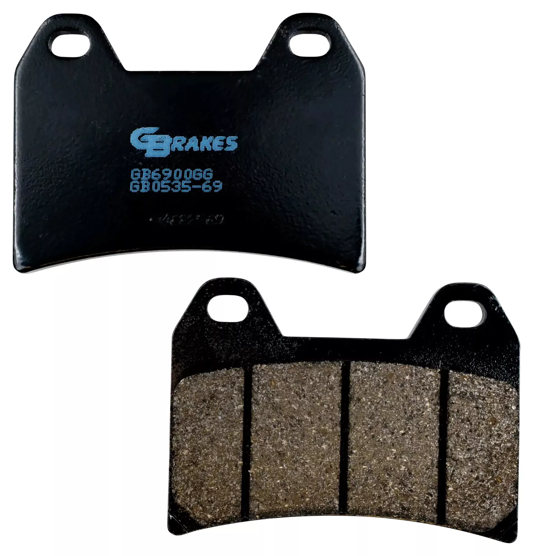 GBrakes Semi-Metallic Front Brake Pads GB0535-69