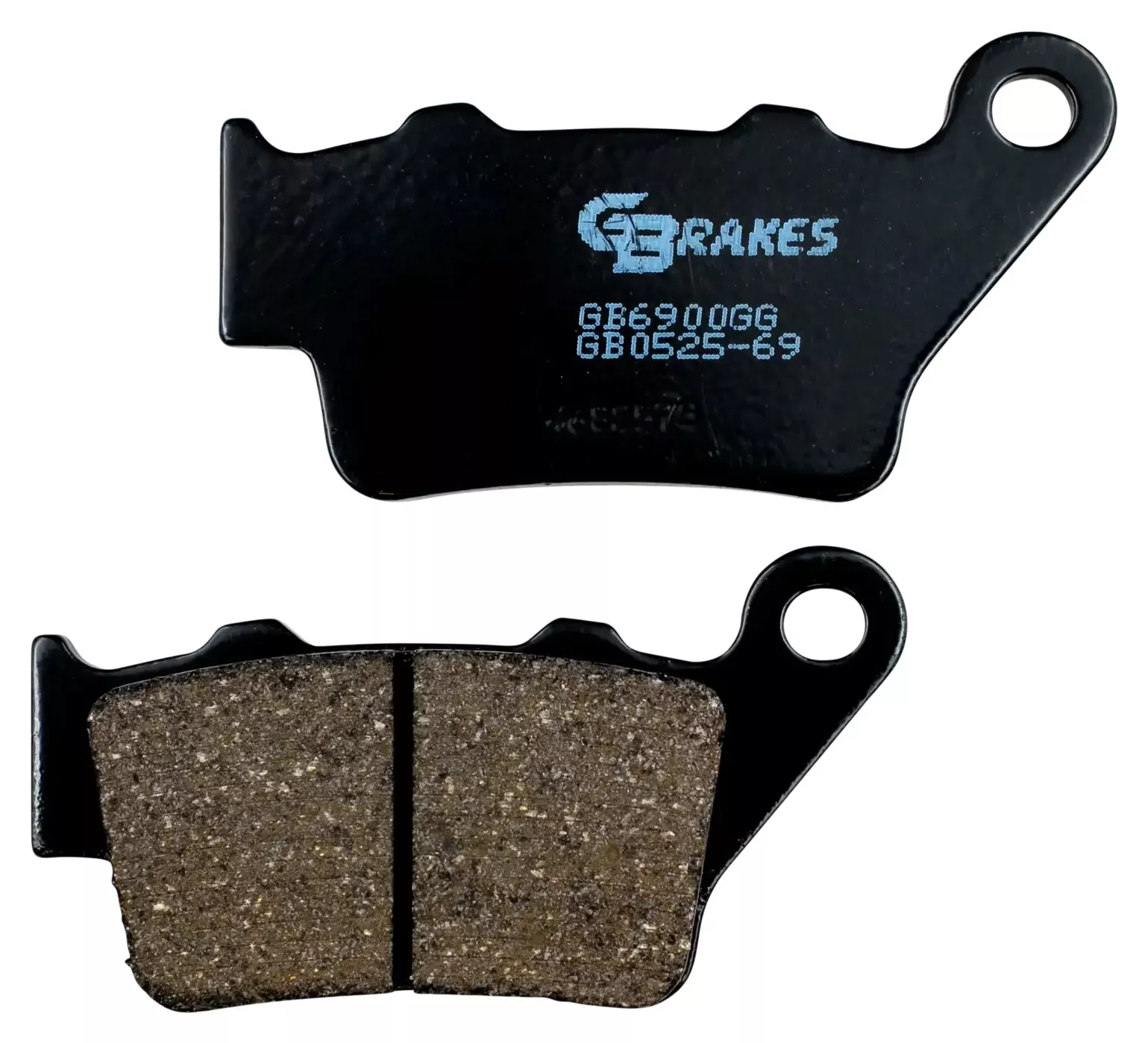 GBrakes Semi-Metallic Rear Brake Pads GB0525-69