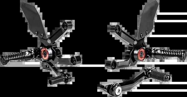 Gilles Tooling MUE2 Rearset - Black - Triumph